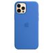 Чехол для Apple iPhone 13 Silicone Case Full / закрытый низ Синий / Capri Blue