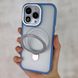 Чехол противоударный для iPhone 11 Matt Guard MagSafe Case + кольцо-подставка Sierra Blue