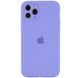 Чехол для Apple iPhone 12 Pro Silicone Full camera закрытый низ + защита камеры / Сиреневый / Dasheen