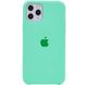 Чохол silicone case for iPhone 11 Pro Max (6.5") (Зелений / Spearmint)