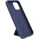 Чехол Silicone Case Hand Holder для Apple iPhone 11 Pro Max (6.5") (Темно-синий / Midnight blue)