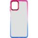 Чехол TPU+PC Fresh sip series для Samsung Galaxy A12 / M12 Синий / Розовый