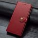 Кожаный чехол книжка GETMAN Gallant (PU) для Xiaomi Redmi Note 9 Красный