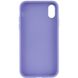 TPU чохол Bonbon Metal Style для Apple iPhone XR (6.1")Бузковий / Dasheen