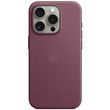 Кожаный чехол для iPhone 15 Pro Max Leather case Mulberry