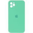 Чехол для Apple iPhone 11 Pro Silicone Full camera / закрытый низ + защита камеры (Зеленый / Spearmint)