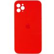 Чохол для Apple iPhone 11 Pro Max Silicone Full camera закритий низ + захист камери (Червоний / Red)
