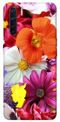 Чехол для Oppo A91 PandaPrint Бархатный сезон цветы