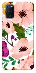 Чехол для Oppo A52 / A72 / A92 PandaPrint Акварельные цветы цветы
