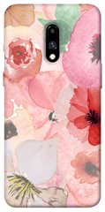 Чехол для OnePlus 7 Pro PandaPrint Акварельные цветы 3 цветы