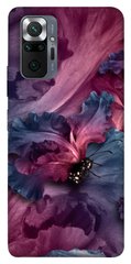 Чехол для Xiaomi Redmi Note 10 Pro Насекомое цветы