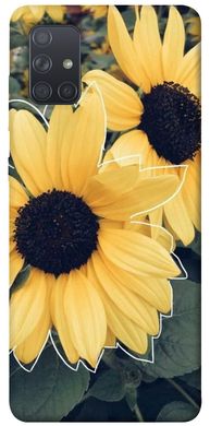 Чохол для Samsung Galaxy A71 PandaPrint Два соняшнику квіти