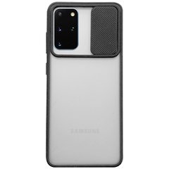 Чохол Camshield mate TPU зі шторкою для камери для Samsung Galaxy S20 Plus (Чорний)