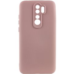 Чехол для Xiaomi Redmi 9 Silicone Full camera закрытый низ + защита камеры Розовый / Pink Sand
