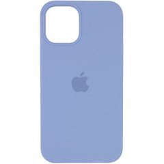 Чехол Silicone Case (AA) для Apple iPhone 12 Pro Max (6.7") (Голубой/Lilac blue)