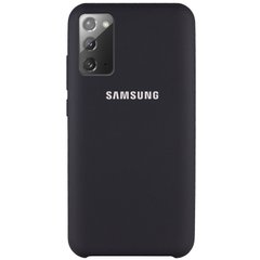 Чехол Silicone Cover (AAA) для Samsung Galaxy Note 20 (Черный / Black)