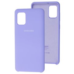 Чехол Silicone для Samsung Galaxy A31 (A315) Premium elegant purple