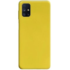 Силиконовый чехол Candy для Samsung Galaxy M51 (Желтый)