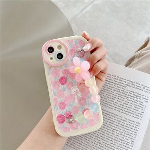 Чехол для iPhone 13 Pro Rose Ring Pink