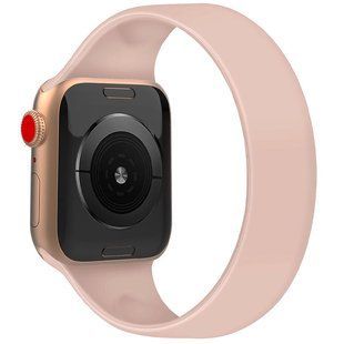 Ремінець Solo Loop для Apple watch 38mm/40mm 177mm (9) (Рожевий / Pink Sand)