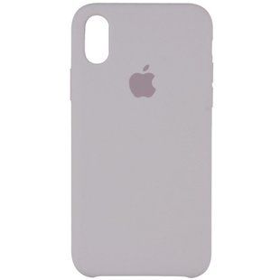 Чехол silicone case for iPhone X/XS Stone / Серый