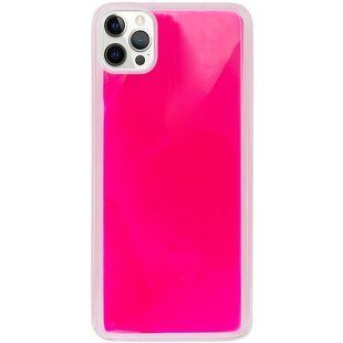 Неоновий чохол Neon Sand glow in the dark для Apple iPhone 12 Pro Max (6.7") (Рожевий)