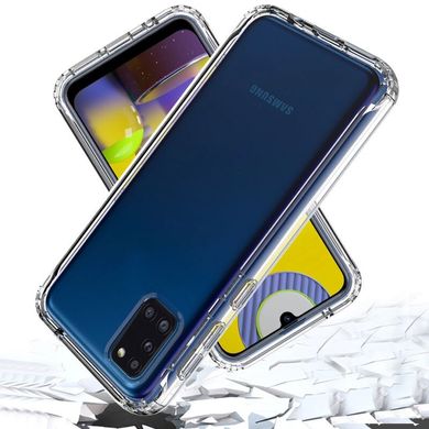 Чехол TPU+PC Full Body с защитой 360 для Samsung Galaxy A31, Прозрачный