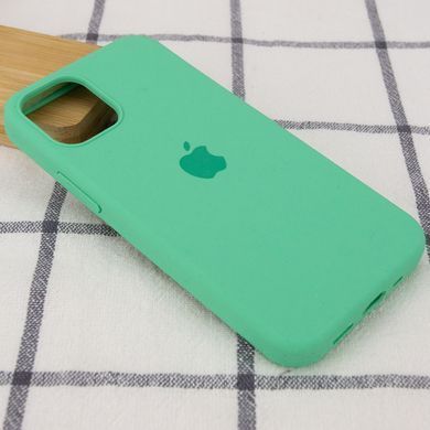 Чохол для Apple iPhone 14 Plus Silicone Case Full / закритий низ Зелений / Spearmint