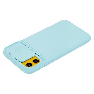 Чехол для iPhone 11 Multi-Colored camera protect светло-бирюзовый