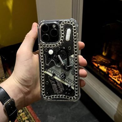 Чехол объемный ручной работы для iPhone 11 That's My&reg; Сlassic Series. Metal Black