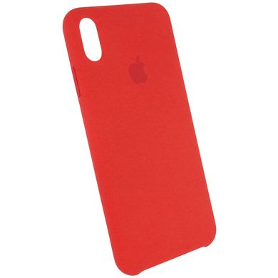Чехол Silicone case (AAA) Original 1:1 для Apple iPhone XS Max (6.5") (Красный / Red)