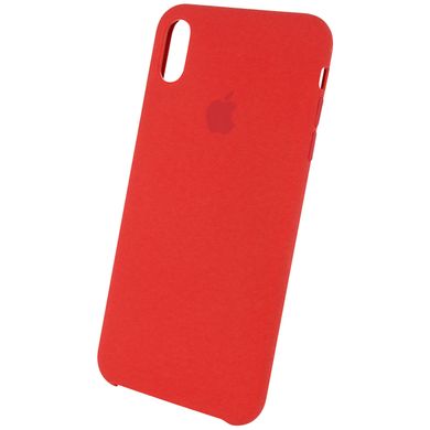 Чехол Silicone case (AAA) Original 1:1 для Apple iPhone XS Max (6.5") (Красный / Red)