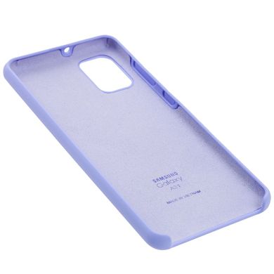 Чехол Silicone для Samsung Galaxy A31 (A315) Premium elegant purple