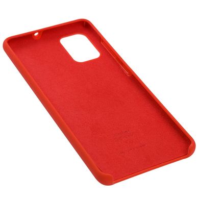 Чехол Silicone для Samsung Galaxy A71 (A715) Premium красный