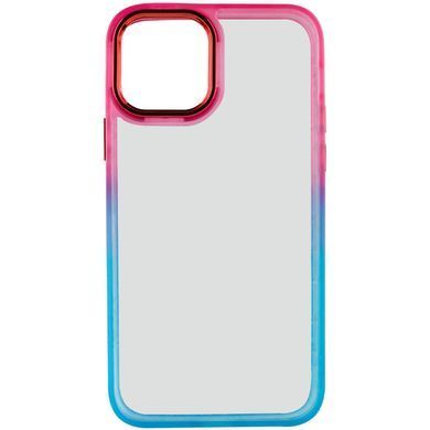 Чехол TPU+PC Fresh sip series для Apple iPhone 11 Pro (5.8") Бирюзовый / Розовый
