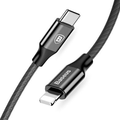 Кабель Baseus Yiven Series USB Type-C to Lightning Black 1m, Black
