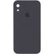 Чохол для Apple iPhone XR (6.1 "") Silicone Case Full Camera закритий низ + захист камери Сірий / Dark Gray квадратні борти