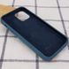 Чохол для Apple iPhone 13 Pro Max Silicone Case Full / закритий низ Синій / Cosmos Blue
