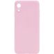 Силиконовый чехол Candy Full Camera для Apple iPhone XR (6.1"") Розовый / Pink Sand