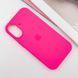 Чехол для Apple iPhone 16 Plus Silicone Case Full / закрытый низ Розовый / Barbie Pink
