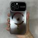 Чехол для iPhone 14 Plus Стеклянный матовый + стекло на камеру Camera Lens Glass matte case with Magsafe Silver