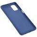 Чехол для Samsung Galaxy M31s (M317) Silicone Full Синий / navy blue c закрытым низом и микрофиброю