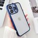 Чехол с подставкой для iPhone 11 Lens Shield + стекла на камеру Midnight Blue