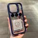 Чехол с подставкой для iPhone 11 Lens Shield + стекла на камеру Midnight Blue