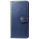 Шкіряний чохол книжка GETMAN Gallant (PU) для Xiaomi Redmi Note 9 Синій
