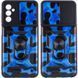 Удароміцний чохол Camshield Serge Ring Camo для Samsung Galaxy A04s Синій / Army Blue