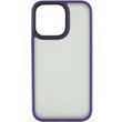 TPU+PC чехол Metal Buttons для Apple iPhone 14 Plus (6.7") Темно-фиолетовый