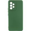Чохол для Samsung Galaxy A33 5G Silicone Full camera закритий низ + захист камери Зелений / Dark green