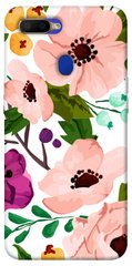 Чехол для Oppo A5s / Oppo A12 PandaPrint Акварельные цветы цветы