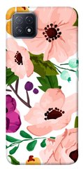 Чехол для Oppo A73 PandaPrint Акварельные цветы цветы